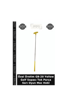 Özel Üretim Gb-20 Yellow Golf Sopası Tek Parça Sarı Oyun Mac Hobi Özel Üretim Gb-20 Yellow Golf Sopası Tek Parça Sarı Oyun Mac Hobi