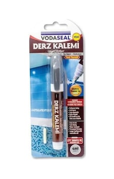 Vodaseal Çift Uçlu Su Bazlı Kokusuz Kalıcı Derz Kalemi Gri Diğer Vodaseal Çift Uçlu Su Bazlı Kokusuz Kalıcı Derz Kalemi Gri Diğer