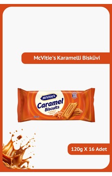 Mcvitie's Digestive Karamelli Bisküvi - 120 Gram - 16 Adet Mcvitie's Digestive Karamelli Bisküvi - 120 Gram - 16 Adet