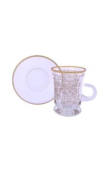 Decorium Çay Takımı Kulplu 12 Parça Patrice Altın Ars 285 Altın Decorium Çay Takımı Kulplu 12 Parça Patrice Altın Ars 285 Altın
