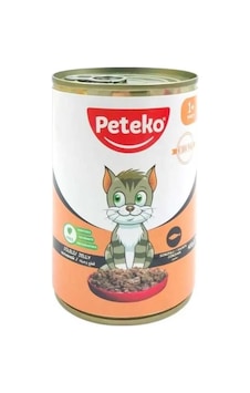 Peteko Somonlu Kedi Konserve 400gr Peteko Somonlu Kedi Konserve 400gr