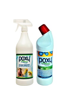 Poxy Fayans Temizleyici 1 L + Wc Gell 1 L Poxy Fayans Temizleyici 1 L + Wc Gell 1 L