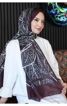Mermer Desen Bordo Soft Pamuk Şal Çok Renkli 54 Mermer Desen Bordo Soft Pamuk Şal Çok Renkli 54