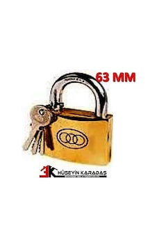 Trı-ckler Sarı Asma Kilit 63 Mm Trı-ckler Sarı Asma Kilit 63 Mm