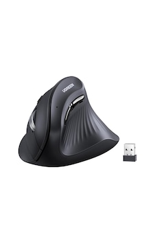 Ugreen 4000 Dpı 6 Tuşlu Ergonomik Kablosuz Dikey Mouse, Siyah, 25444 - Ugreen 4000 Dpı 6 Tuşlu Ergonomik Kablosuz Dikey Mouse, Siyah, 25444 -