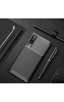 Huawei P30 Kılıf Kamera Çıkıntılı Karbon Fiber Dokulu Renk Atmaz Kapak Negro Huawei P30 Kılıf Kamera Çıkıntılı Karbon Fiber Dokulu Renk Atmaz Kapak Negro