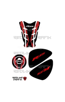 Yamaha R25 Tank Pad+Yan Pad+Depo Kapak Pad Set N11.62620 Yamaha R25 Tank Pad+Yan Pad+Depo Kapak Pad Set N11.62620
