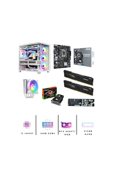 Symoon SymoonPC0010 i5-14400F 16 GB 512 GB NMVe SSD 16 GB RTX4060Ti Free Dos Masaüstü Oyuncu Bilgisayarı Symoon SymoonPC0010 i5-14400F 16 GB 512 GB NMVe SSD 16 GB RTX4060Ti Free Dos Masaüstü Oyuncu Bilgisayarı