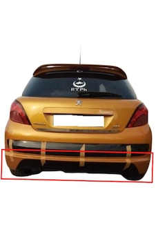 Peugeot 207 Arka Tampon Eki Boyasız