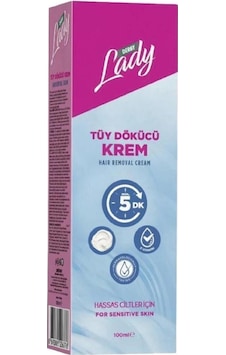 Lady Tüy Dökücü Krem Normal Ciltler Için 100ml Lady Tüy Dökücü Krem Normal Ciltler Için 100ml