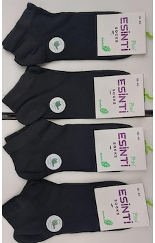 Esinti Kadın Bambu Patik Çorap 12 Adet 001