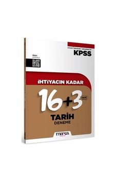 Kpss İhtiyacın Kadar Tarih 16+3 Deneme / Kolektif