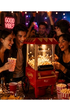 Yağsız Popcorn Makinesi Hızlı Sıcak Hava Mısır Patlatıcı Ev Tipi Kullanım Ahşap - Şeffaf Yağsız Popcorn Makinesi Hızlı Sıcak Hava Mısır Patlatıcı Ev Tipi Kullanım Ahşap - Şeffaf