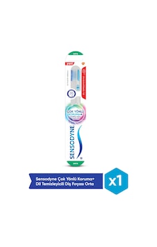Sensodyne Çok Yönlü Koruma+ Dil Temizleyicili Diş Fırçası Orta Sensodyne Çok Yönlü Koruma+ Dil Temizleyicili Diş Fırçası Orta