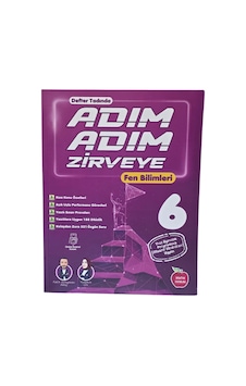 Adım Adım Zirveye 6. Sınıf Fen Bilimleri Defter Tadında, Vide... Adım Adım Zirveye 6. Sınıf Fen Bilimleri Defter Tadında, Vide...