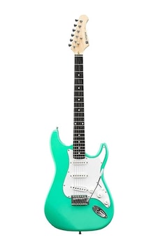 Vangoa Stratocaster Elektro Gitar - Yeşil Vangoa Stratocaster Elektro Gitar - Yeşil