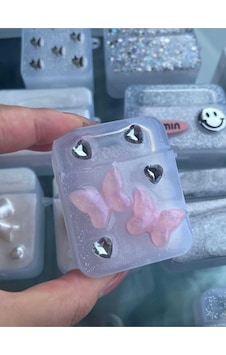 Apple Uyumlu iPhone 1/2. Nesil Koruyucu Bluetooth Kulaklık Kılıfı Kelebekler Airpods 1/2. Nesil Apple Uyumlu iPhone 1/2. Nesil Koruyucu Bluetooth Kulaklık Kılıfı Kelebekler Airpods 1/2. Nesil