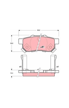 Honda Jazz Arka Fren Balatası 2006-2015