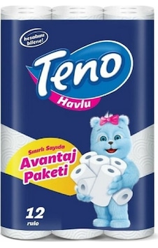 Teno Kağıt Havlu 12'Li Teno Kağıt Havlu 12'Li