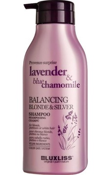 Luxliss Lavender Blue Chamomile Balancing Blonde Silver Shampoo 500 ML Luxliss Lavender Blue Chamomile Balancing Blonde Silver Shampoo 500 ML