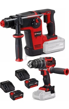 Einhell TP-HD 18/26 Li Bl Akülü Pnömatik Matkap + TP-CD 18/60 Li-i Bl Matkap 2x4.0AH Akülü Kömürsüz Set Einhell TP-HD 18/26 Li Bl Akülü Pnömatik Matkap + TP-CD 18/60 Li-i Bl Matkap 2x4.0AH Akülü Kömürsüz Set