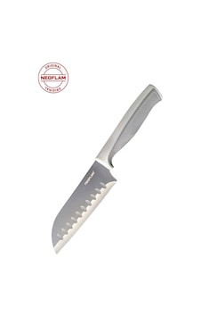 Fika Microban Santoku Bıçak 13cm, Gri