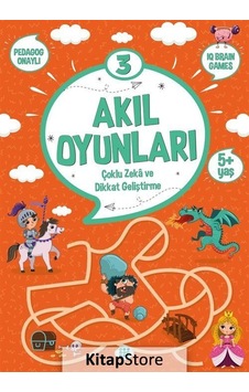 Akıl Oyunları 3 - Çoklu Zeka ve Dikkat Geliştirme 5+ Yaş- Dokuz Yayınları Akıl Oyunları 3 - Çoklu Zeka ve Dikkat Geliştirme 5+ Yaş- Dokuz Yayınları