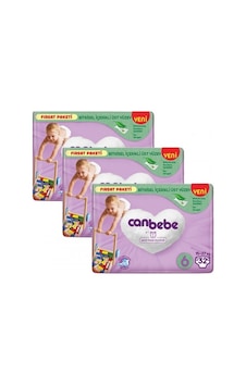 Canbebe Bebek Bezi Fırsat Paketi 6 Beden Xl 15-27 Kg 32 Li X 3 PKT.CANBEBE.066 3'lü