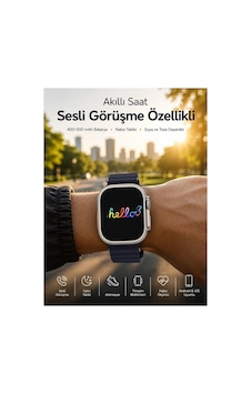 Yeni Nesil Arama Cevaplayan Uyku Ve Sağlık Takibi Gps Özelliği Standart