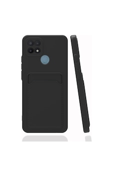 Fibaks Oppo A15/a15s Uyumlu Kılıf Kamera Korumalı Kartlıklı Cüzdanlı Kırmızı Tuşlu Siyah Silikon Kapak Fibaks Oppo A15/a15s Uyumlu Kılıf Kamera Korumalı Kartlıklı Cüzdanlı Kırmızı Tuşlu Siyah Silikon Kapak