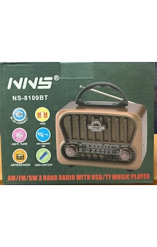 Nns Ns-8109bt Bluetooth Usb Nostaljik Şarjlı Radyo Nns Ns-8109bt Bluetooth Usb Nostaljik Şarjlı Radyo