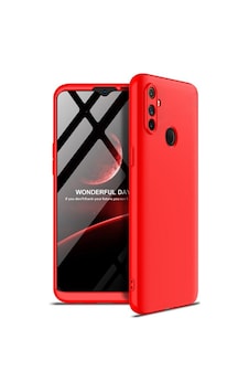 Kilifone - Realme 6i Uyumlu Kılıf Parmak İzi Tutmayan Alt Üst Geçmeli 3 Parça Ays Kapak - Kırmızı - T16053 Kilifone - Realme 6i Uyumlu Kılıf Parmak İzi Tutmayan Alt Üst Geçmeli 3 Parça Ays Kapak - Kırmızı - T16053
