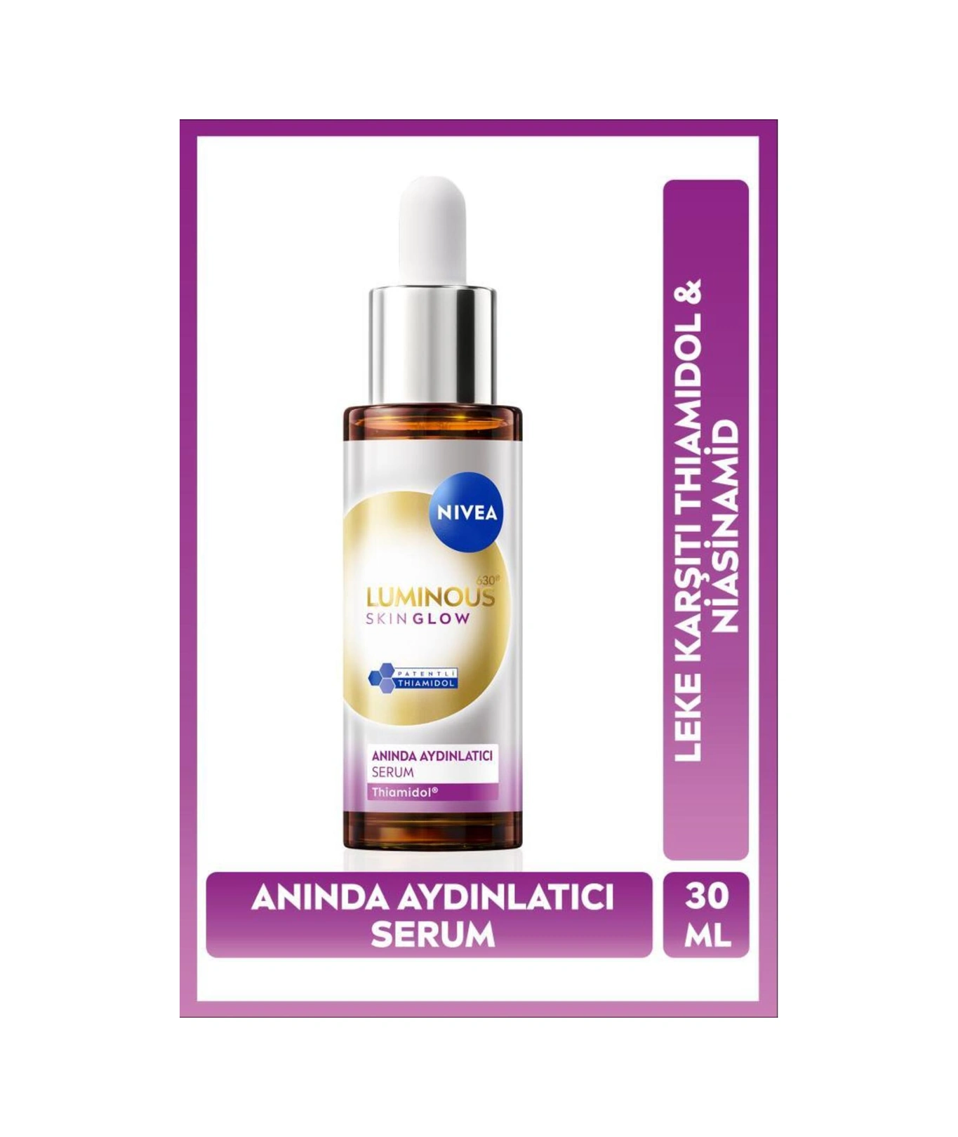 Nivea Luminous Skin Glow Aydınlatıcı Serum 30 Ml Nivea Luminous Skin Glow Aydınlatıcı Serum 30 Ml