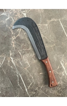 Bk Çelik Dövme Tahra Karbon Çelik Orak Ağaç Budama Tırpanı El Yapımı 39cm Bk Çelik Dövme Tahra Karbon Çelik Orak Ağaç Budama Tırpanı El Yapımı 39cm