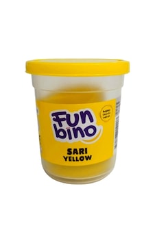 Funbino Oyun Hamuru Tek 115gr Sarı - 2 Adet Sarı Funbino Oyun Hamuru Tek 115gr Sarı - 2 Adet Sarı