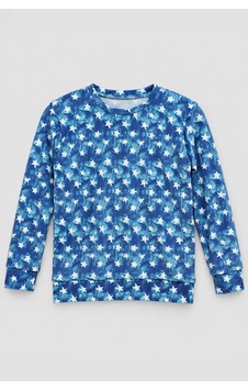 Markapia Erkek Çocuk Yıldız Desenli Yumuşak Kadife Dokulu Pijama Takımı Mavi Markapia Erkek Çocuk Yıldız Desenli Yumuşak Kadife Dokulu Pijama Takımı Mavi