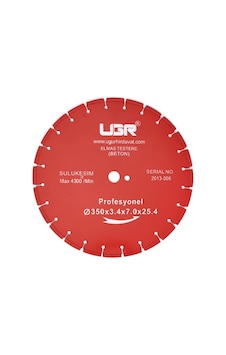 Ugr Elmas Daire Testere beton 400x25.4x4.0x2.6 MM