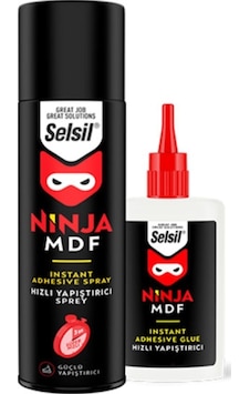 Selsil Ninja Mdf Hızlı Yapıştırıcı 400 ML + 100 G Selsil Ninja Mdf Hızlı Yapıştırıcı 400 ML + 100 G