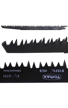 Tomax S1531L Hcs Ahşap Kesme Tilki Kuyruğu Testeresi 240 MM Tomax S1531L Hcs Ahşap Kesme Tilki Kuyruğu Testeresi 240 MM