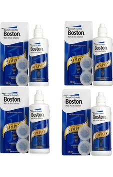 Bausch + Lomb Boston Simplus Sert Lens Solüsyonu 4 x 120 ML Bausch + Lomb Boston Simplus Sert Lens Solüsyonu 4 x 120 ML