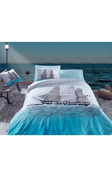 Cotton Box Maritime Nevresim Takımı Çift Kişilik Ship Mavi