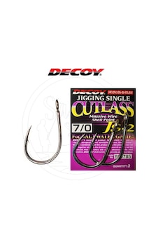 Decoy Js-2 Cutlass Jigging Single Delikli Iğne 7/0 Decoy Js-2 Cutlass Jigging Single Delikli Iğne 7/0