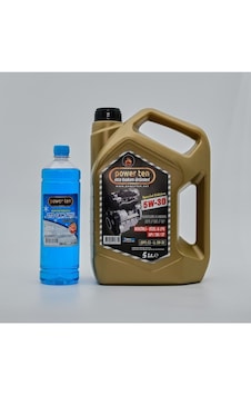 Power Ten 5w30 Partiküllü Motor Yağı 5 Litre + Cam Suyu Power Ten 5w30 Partiküllü Motor Yağı 5 Litre + Cam Suyu