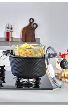 En İyi Döküm Granit Pera Fritöz Tencere 22 Cm Diğer En İyi Döküm Granit Pera Fritöz Tencere 22 Cm Diğer