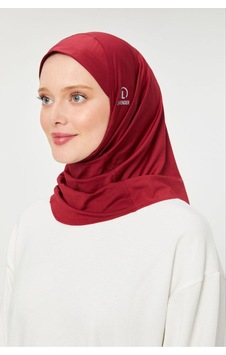 Melodi Scarf Kadın Tesettür Hijab Spor Bone Bordo Bordo Melodi Scarf Kadın Tesettür Hijab Spor Bone Bordo Bordo