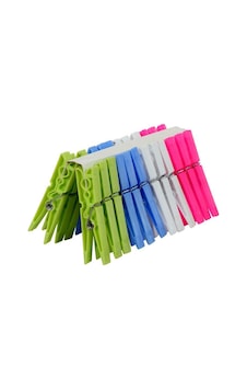 Çamaşır Mandalı Çelik Yaylı 24 Adet Plastik Soft Lm-2324 577278