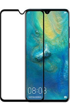 Huawei Mate 20 Tam Kaplayan Çerçeveli Tempered Cam - Siyah Huawei Mate 20 Tam Kaplayan Çerçeveli Tempered Cam - Siyah