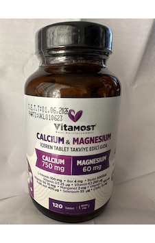Calcıum & Magnesıum 120 Tablet 1500 Mg