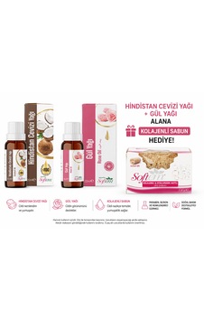Softem Hindistan Cevizi + Gül Yağı Alana Kolajenli Sabun Hediye Cilt Bakım Seti Softem Hindistan Cevizi + Gül Yağı Alana Kolajenli Sabun Hediye Cilt Bakım Seti