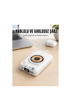 Kullanışlı Magsafe Uyumlu Kablosuz Powerbank Hızlı Şarj Özellikli Yeni Nesil Çok Renkli Kullanışlı Magsafe Uyumlu Kablosuz Powerbank Hızlı Şarj Özellikli Yeni Nesil Çok Renkli